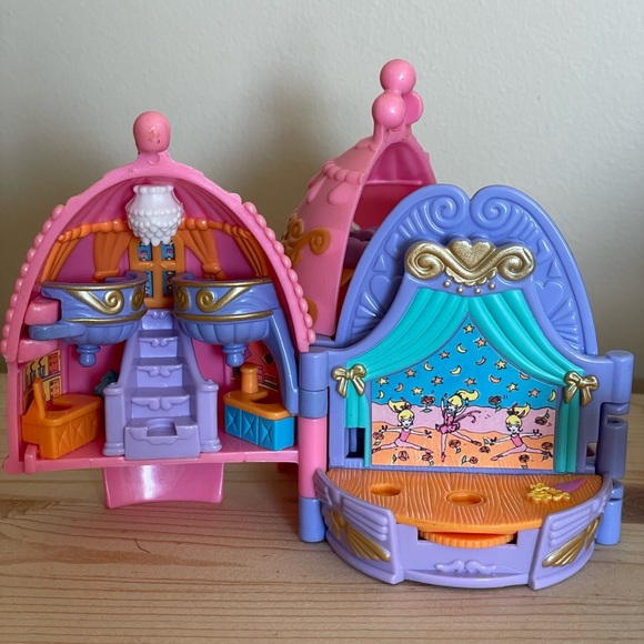 SOLD- Polly Pocket 1996 Sparkle Ballerina Compact - Picture 4 of 7
